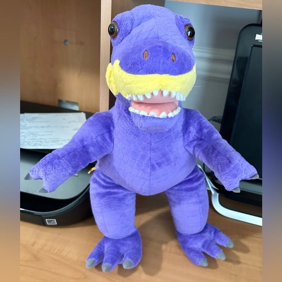 Build a bear dinosaur T Rex purple plush toys - Picture 4 of 6